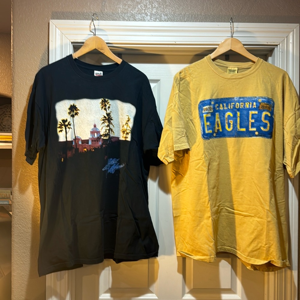 Two Eagles t-shirts.